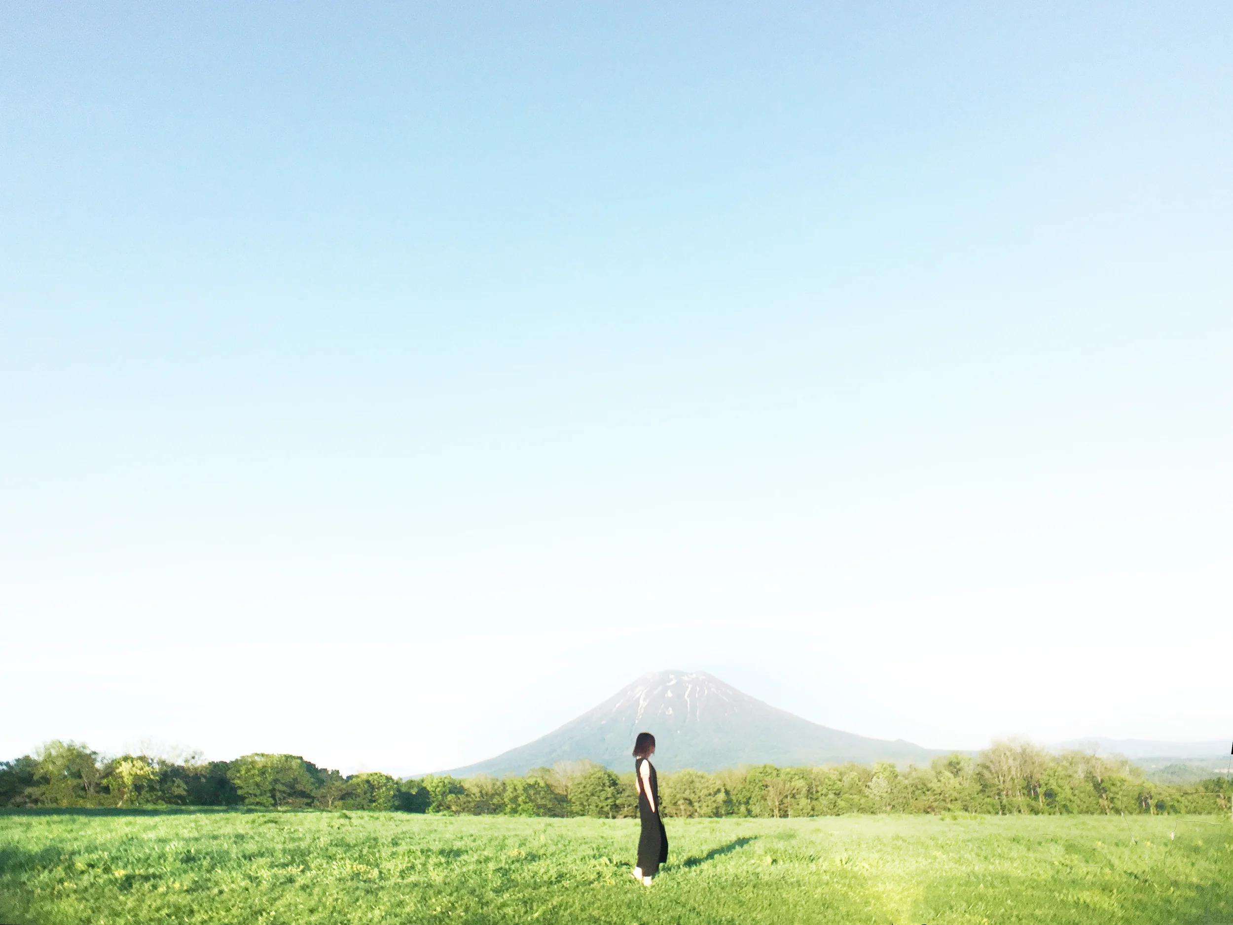 A view of Mount Yotei captured on the Milk Kobo Ranch.