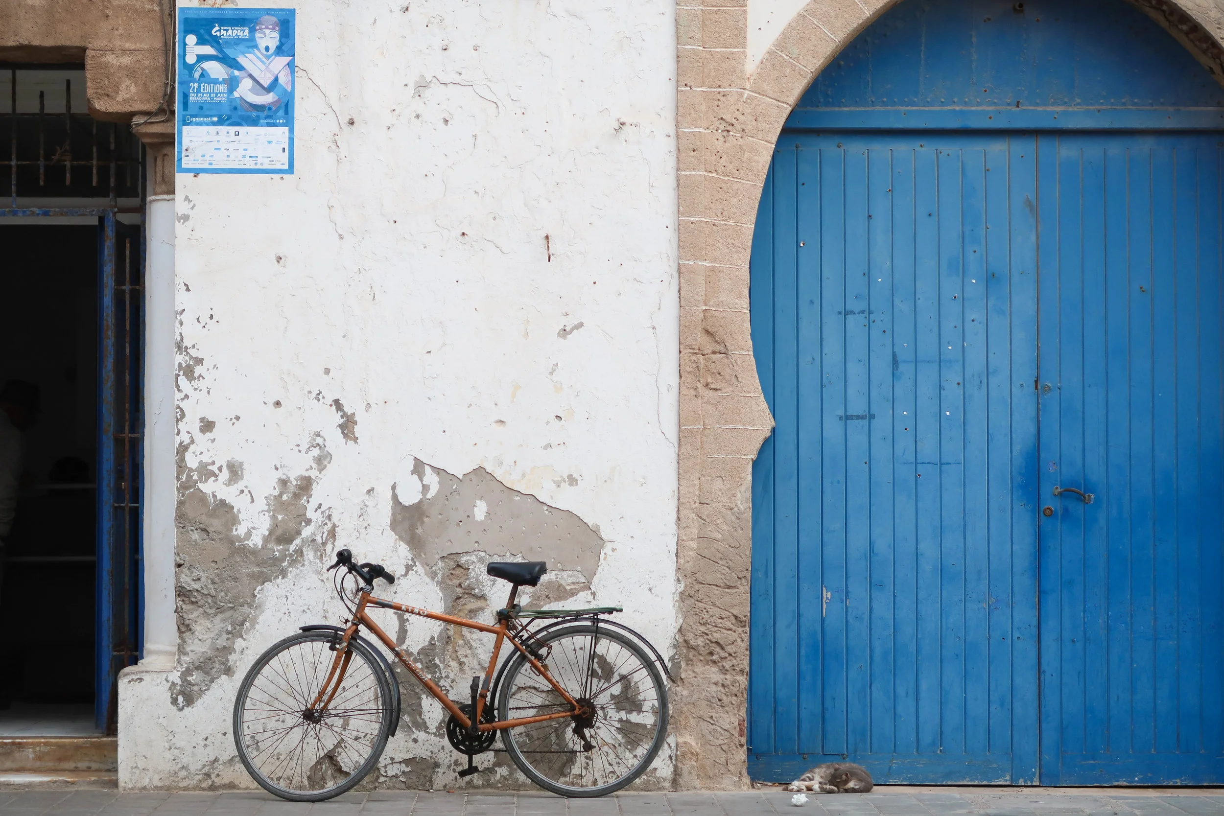 Charming blues can be found throughout the city.