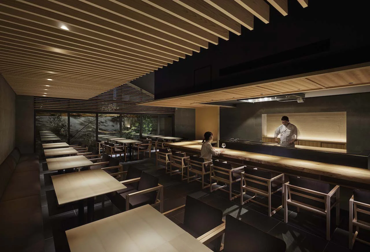 Kakatojo restaurant on the ground floor of Onsen Ryokan Yuen Shinjuku.