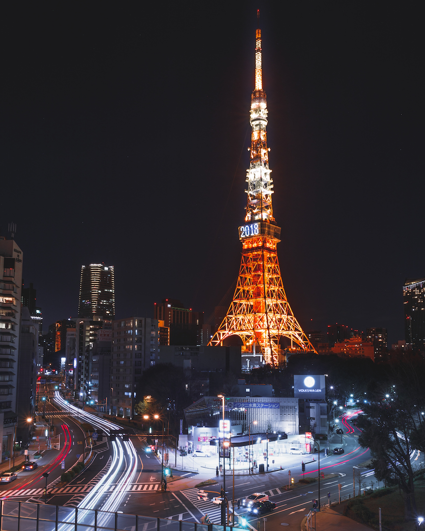 High-tech Louis Vuitton building lights up like a giant lantern at night -  Japan