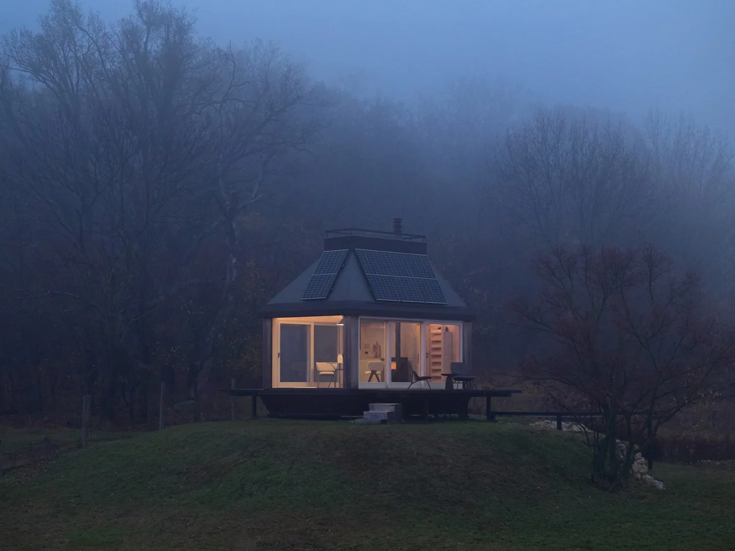 LIVING WELL IN 20 SQUARE METRES || Cabin Devín Demonstrates the Intelligence of Off-Grid Design