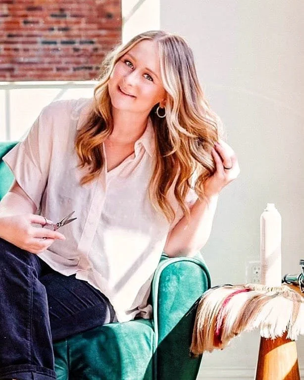 Sam Cheevers, hair stylist at Wylde + Lowe Salon in Andover, MA