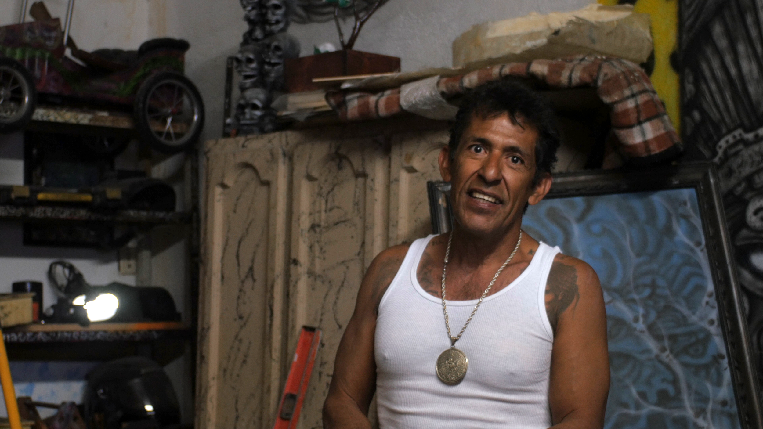 Jose Luis met his daughter when she was sixteen. He was recently out of prison and had been deported back to Mexico. Not only did he have to get his life back together, he had to start a relationship that should have begun sixteen years before. Combining her support of the Xolos and his passion of art which was fostered in the American prison system he began making Xolos themed art and began renovating old cars to be Xolos themed as well. After some time, Jose Luis decided to join his daughter at the stadium for Xolos games and it quickly became their joint tradition. The games weren’t just a soccer game anymore, it was a father’s time to get to know his daughter, see her happy but most of all just be with her. He finally has the relationship with his daughter and for eight months of the year, every other Friday he knows exactly where he will be and who he will be with.