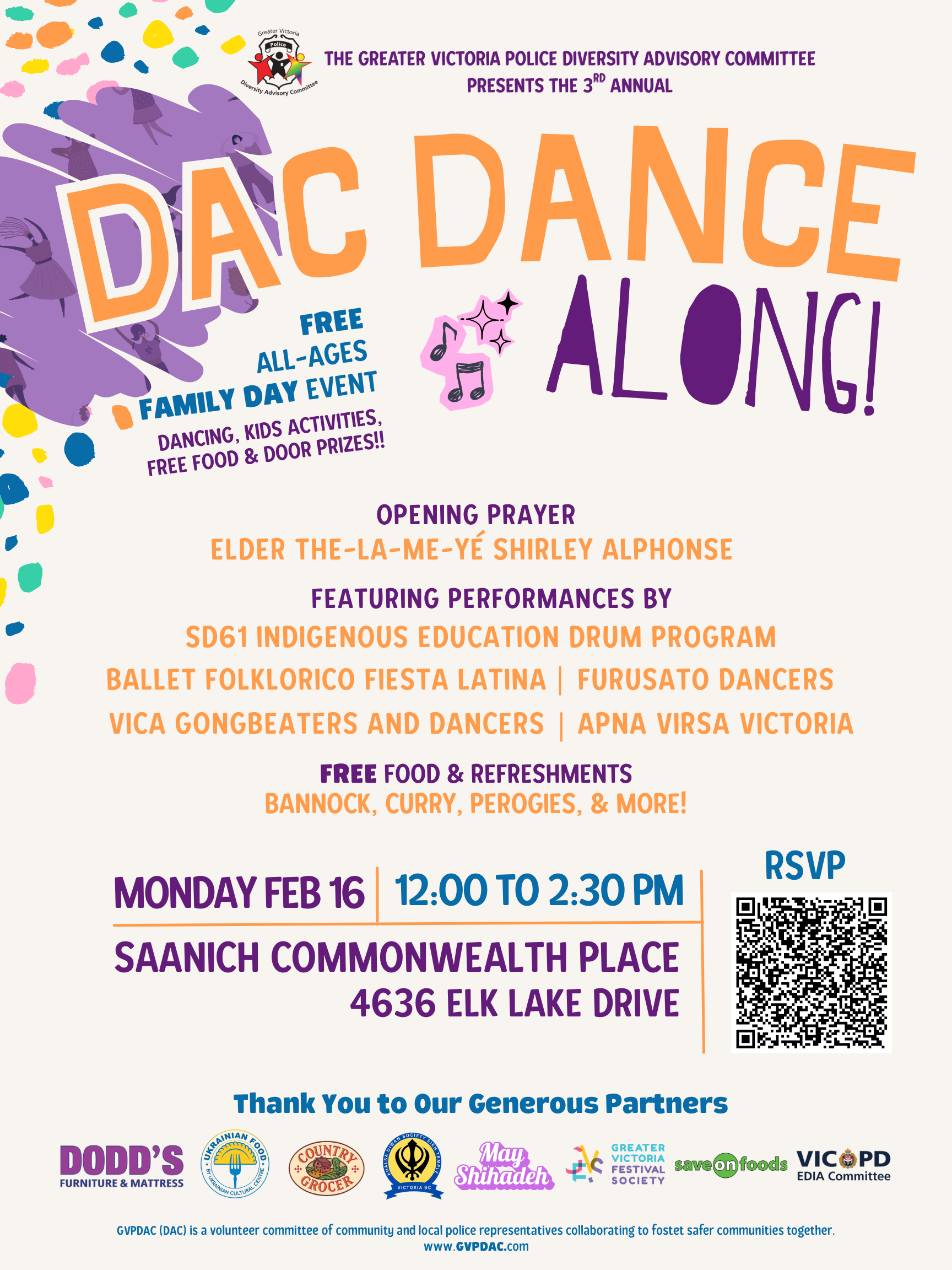 3rd Annual Family Day DAC Dance Along!