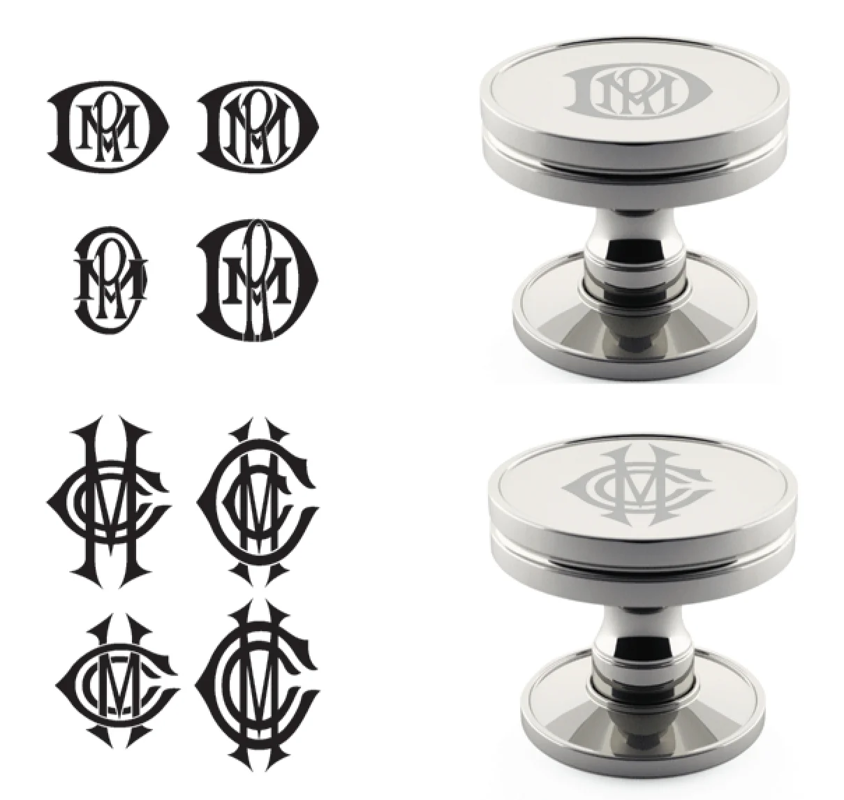 Nanz Custom Monogrammed Hardware