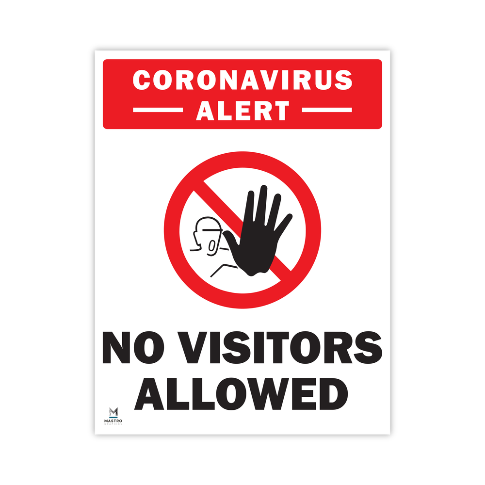 No Visitors Mastro Graphics