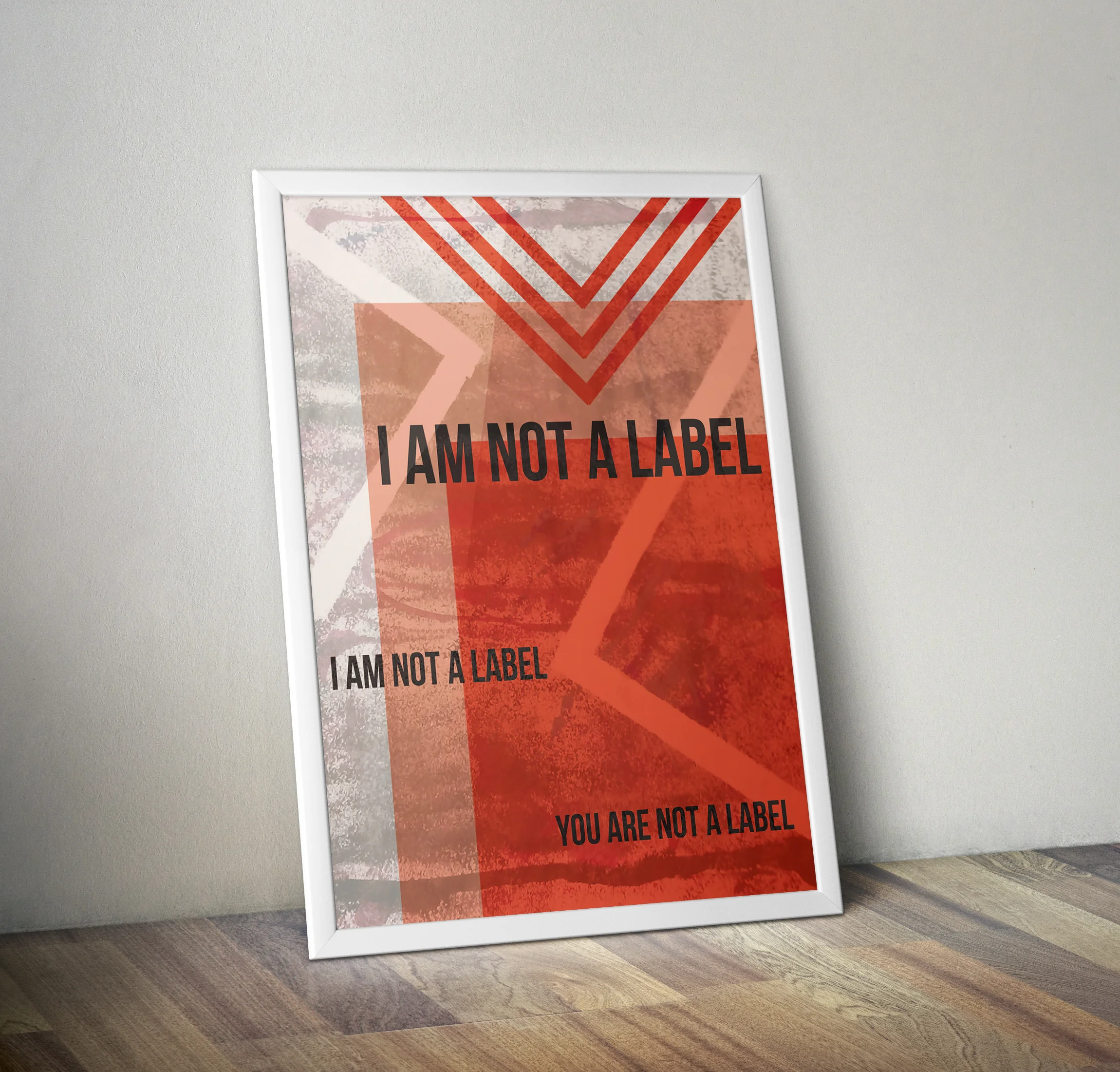 i am not a label poster frame.jpg