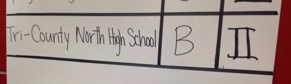 The TCN High School Band received an Excellent (II) rating at the state band competition, performing class B music.