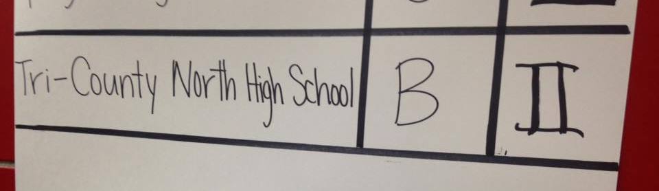 The TCN High School Band received an Excellent (II) rating at the state band competition, performing class B music.