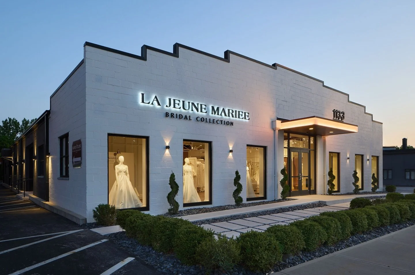 .
After and before… 
@lajeunemariee had the foresight to select a wonderful existing structure for their flagship location. 
The rest of the effort came down to taking the opportunities presented by building and carefully listening to the clie
