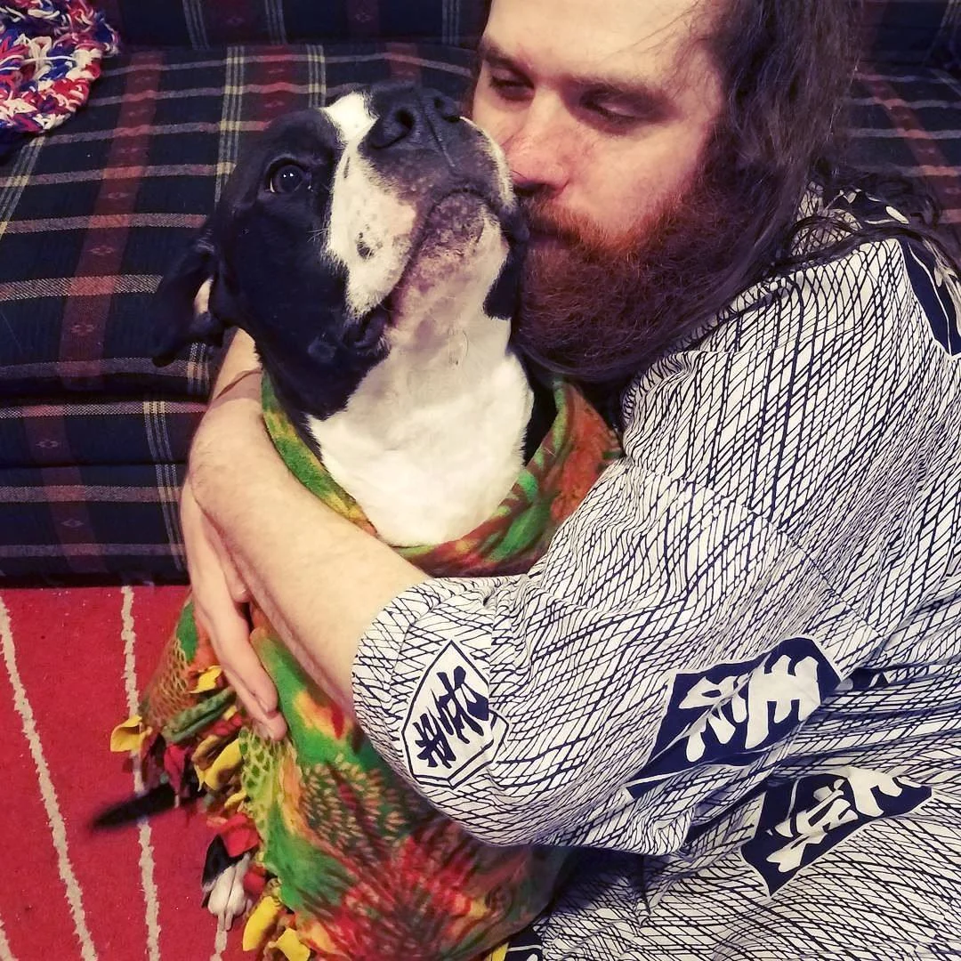 Whiskey Red and Winston.