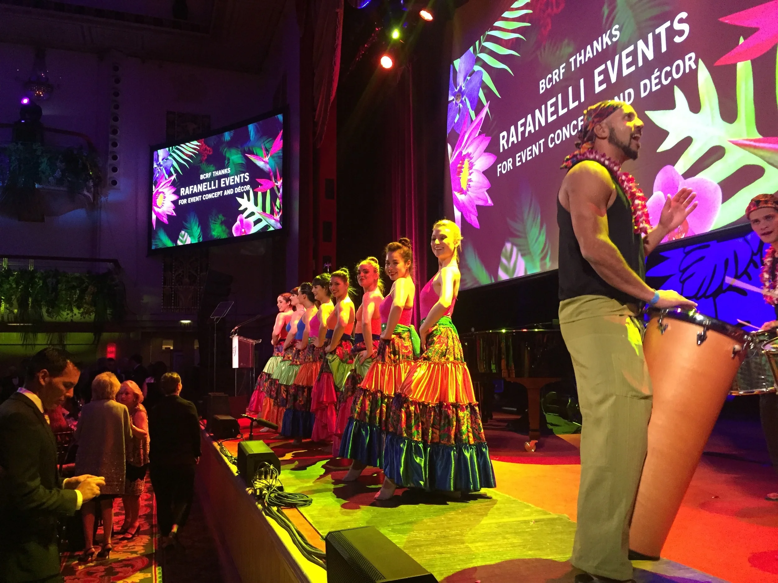 BCRF NYC 2016 Client: Breast Cancer Research Foundation & Rafanelli Events Services: Audience interaction, full choreographed performance