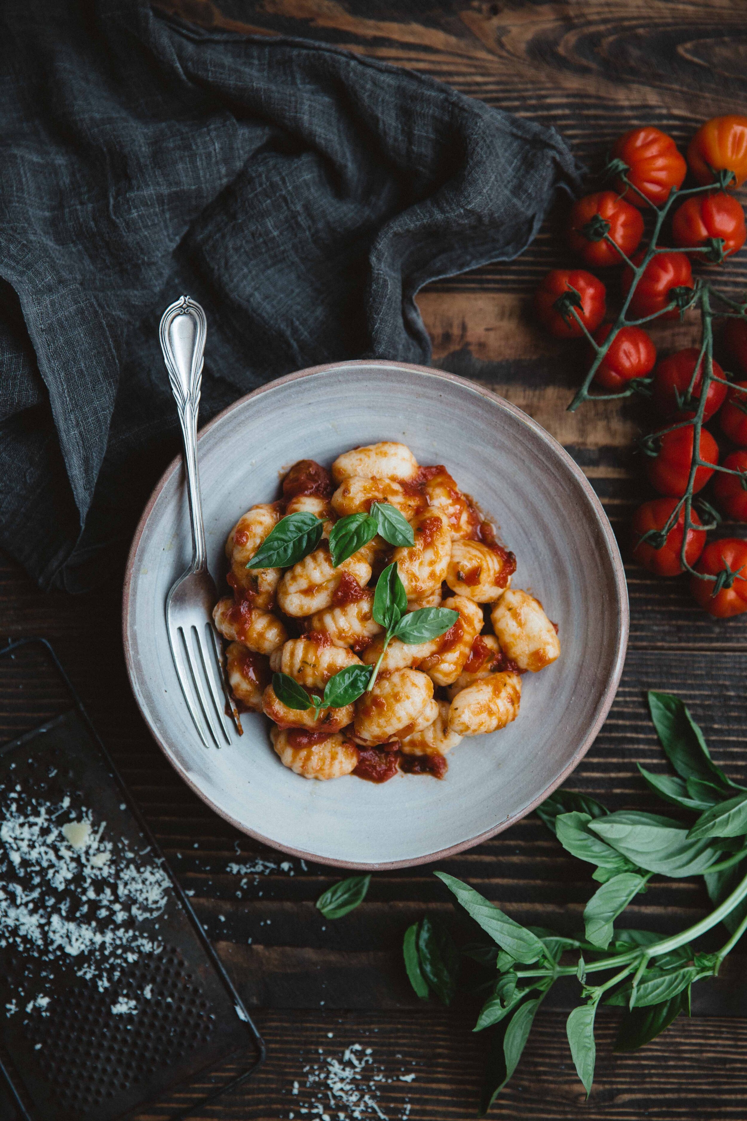 Food Photography of Gnocchi 