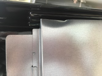 A few photos of some of the damage on my oven.