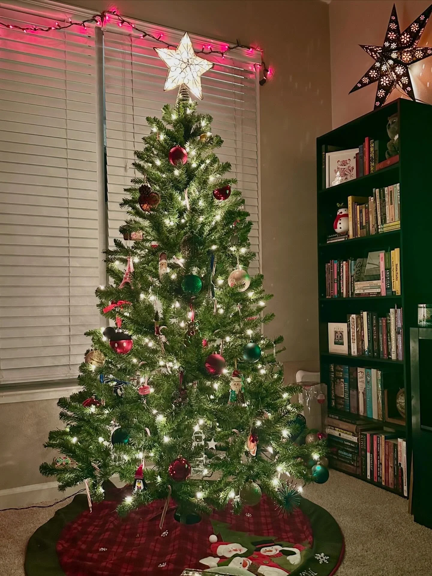 FINALLY got the Christmas tree up and decorated!! Now it&rsquo;s beginning to feel a lot like Christmas 🎄😉