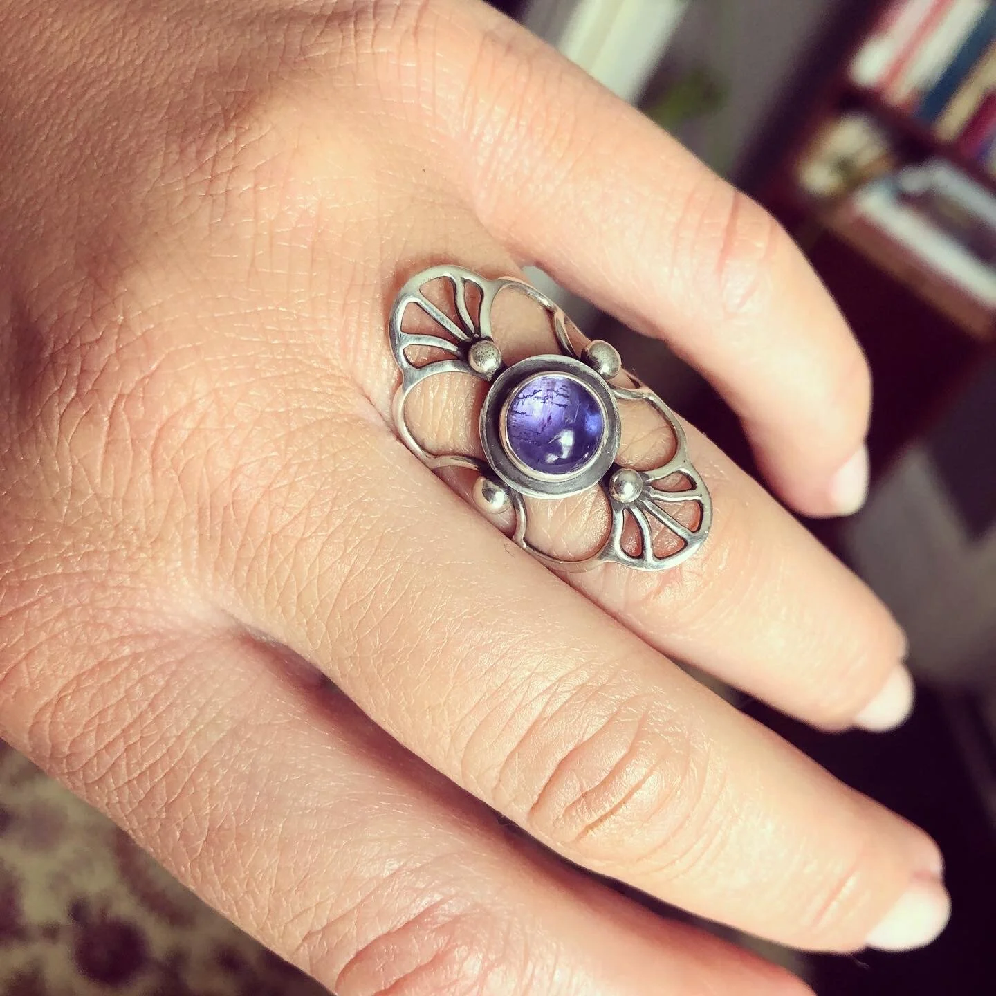 Tanzanite and Sterling 