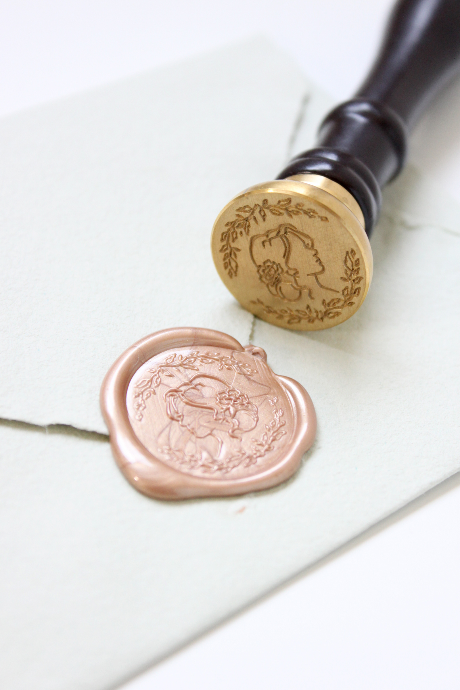Custom Wedding Wax Seal Stamp (27 Designs)
