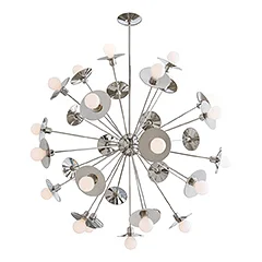 Polished Nickel Keegan Chandelier