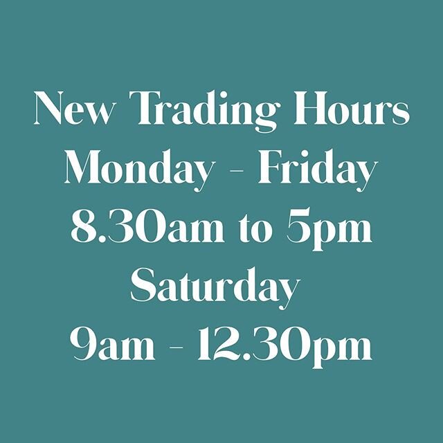 We are starting new trading hours tomorrow! So come in early and grab your morning coffee ☕️💐😁