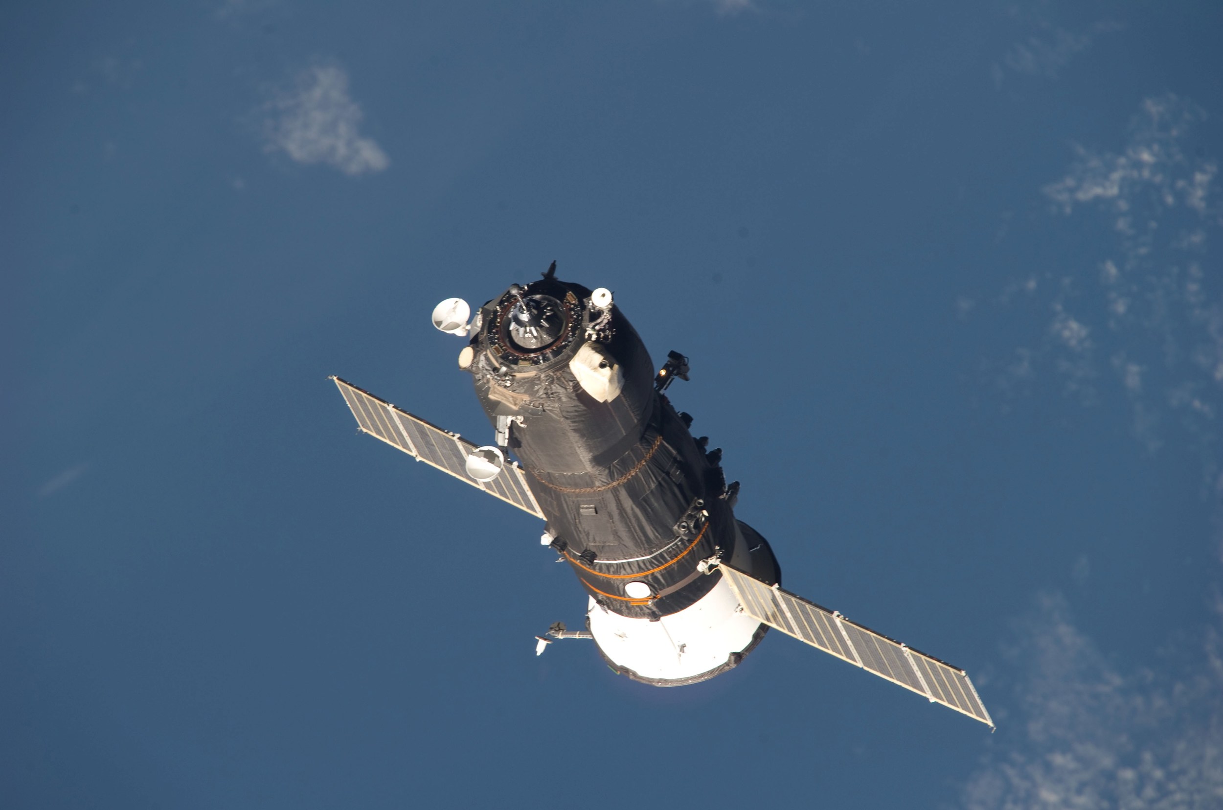 A Progress departing the International Space Station. Photo Credit: NASA