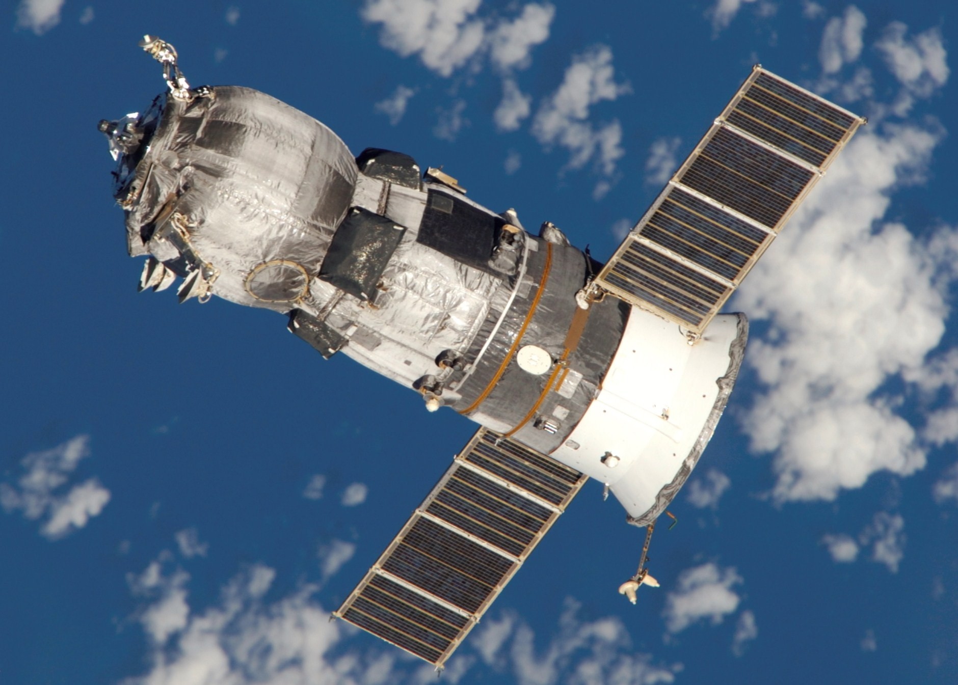 A Progress approaches the International Space Station. Photo Credit: NASA