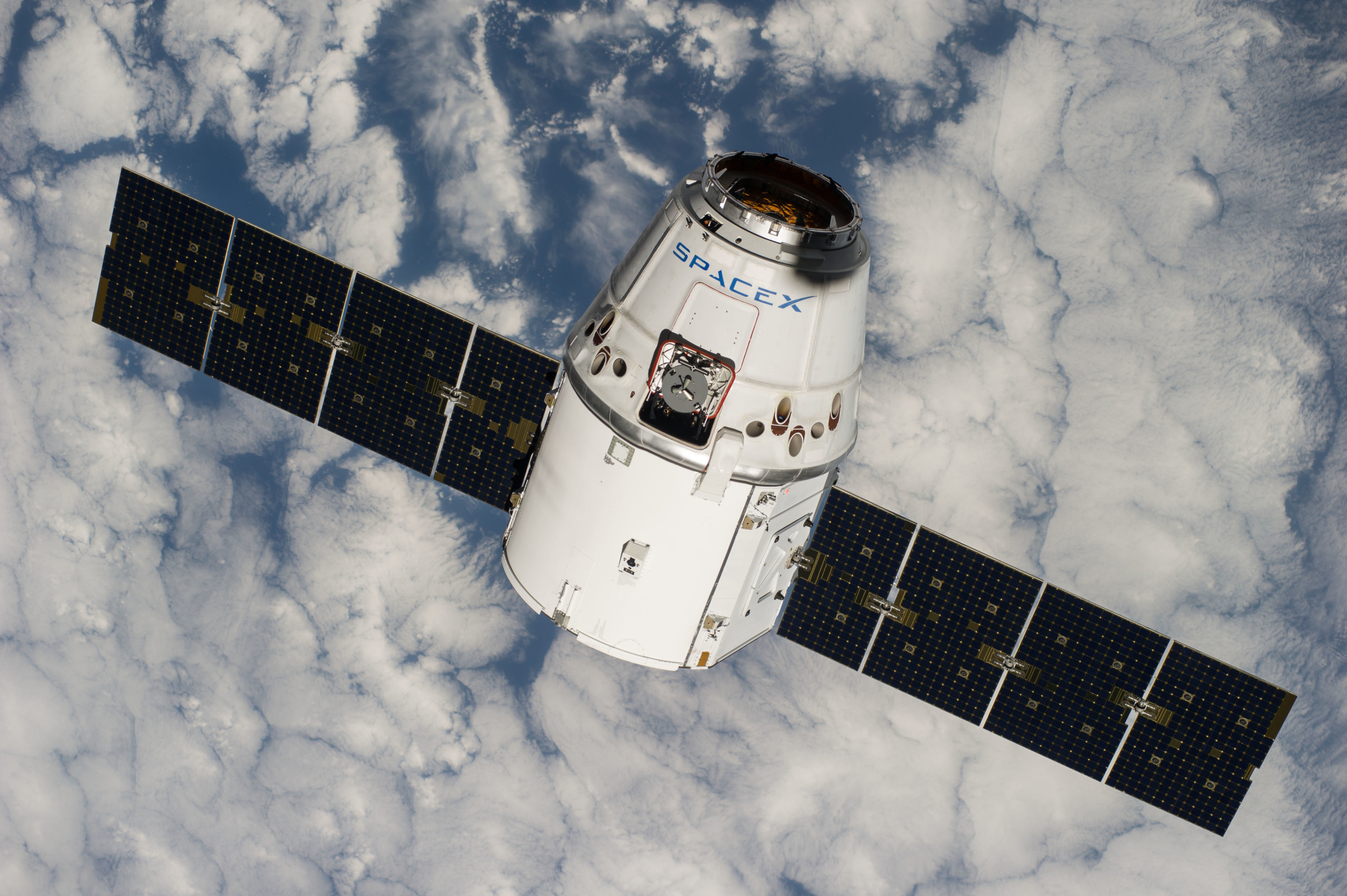  Dragon approaches the International Space Station from below. Photo Credit: NASA 