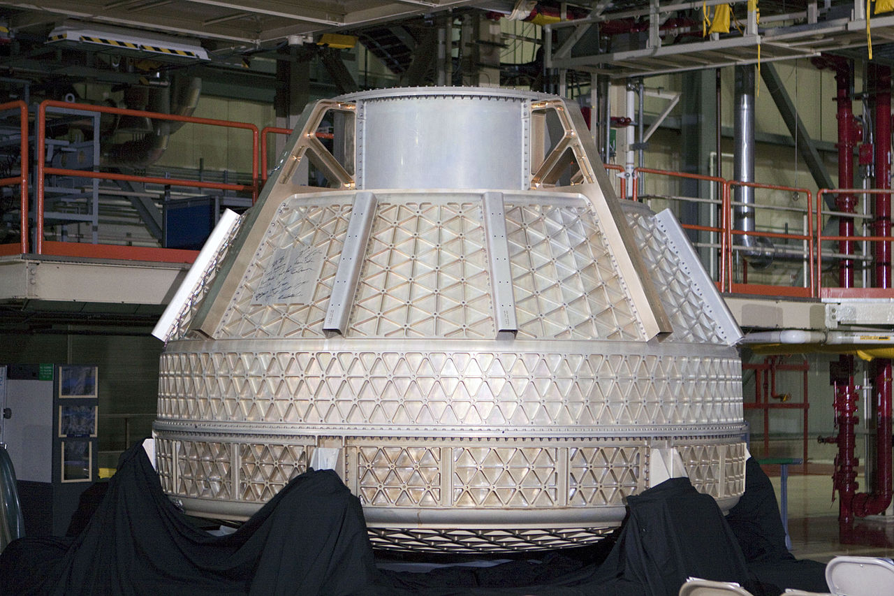  The pressure vessel of a CST-100 Starliner. Photo Credit: Boeing 