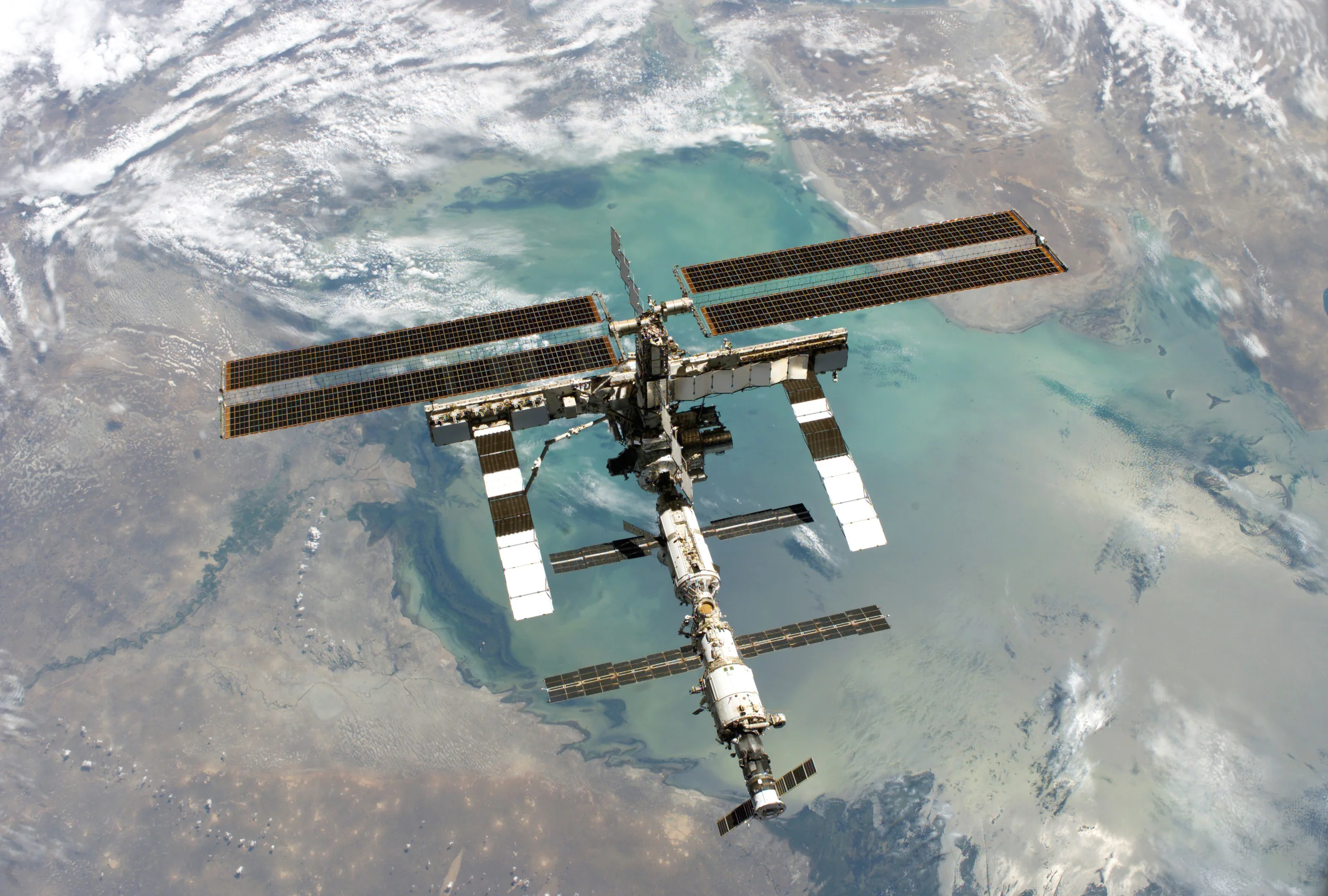 ISS after STS-114 departs