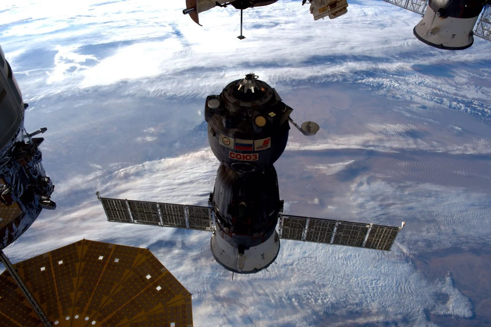 Soyuz MS-02 undocking from ISS. Photo Credit: NASA