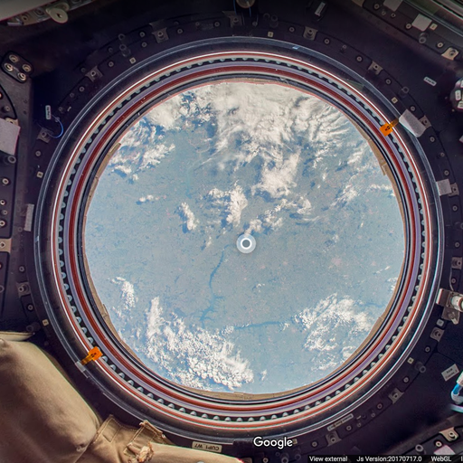 You can now visit the ISS via Google Street View