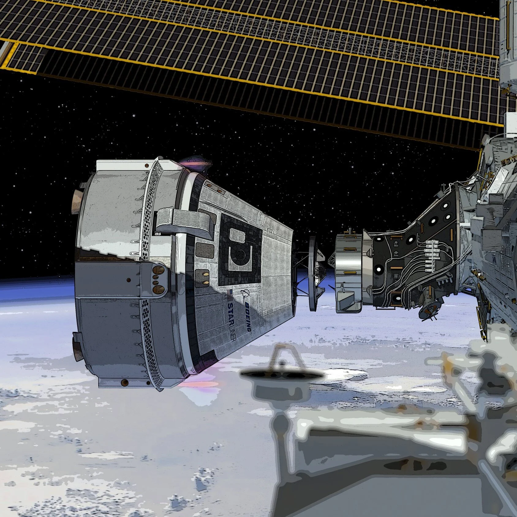 Starliner OFT-2 docking (NET)