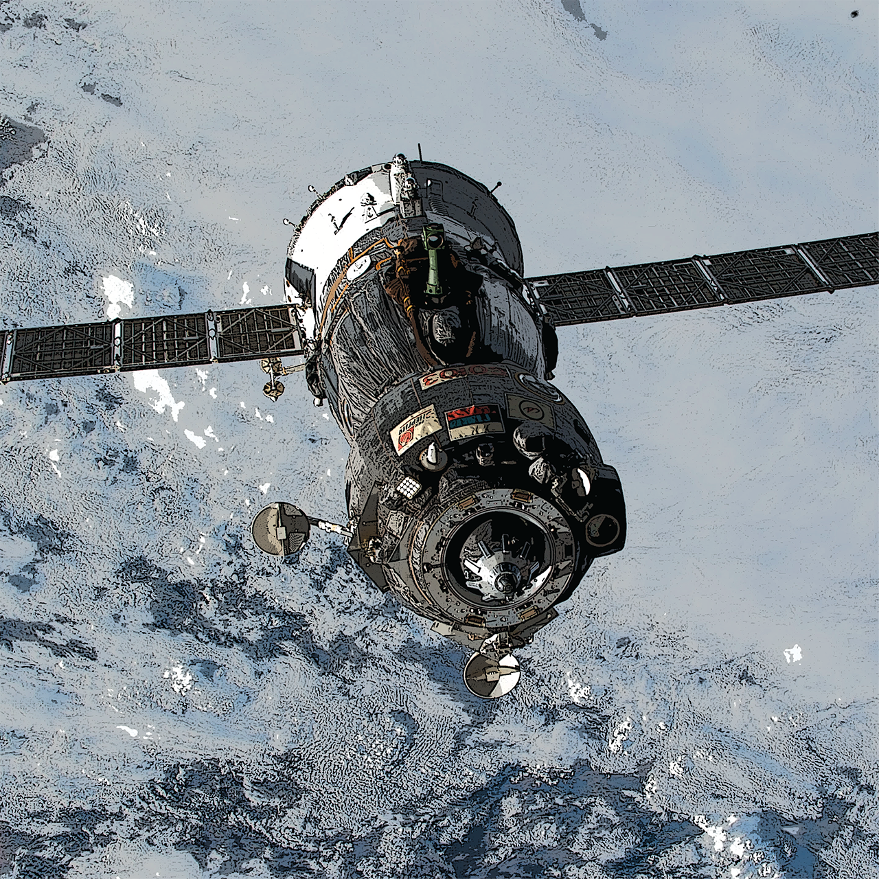 Soyuz MS-19 undocking, landing