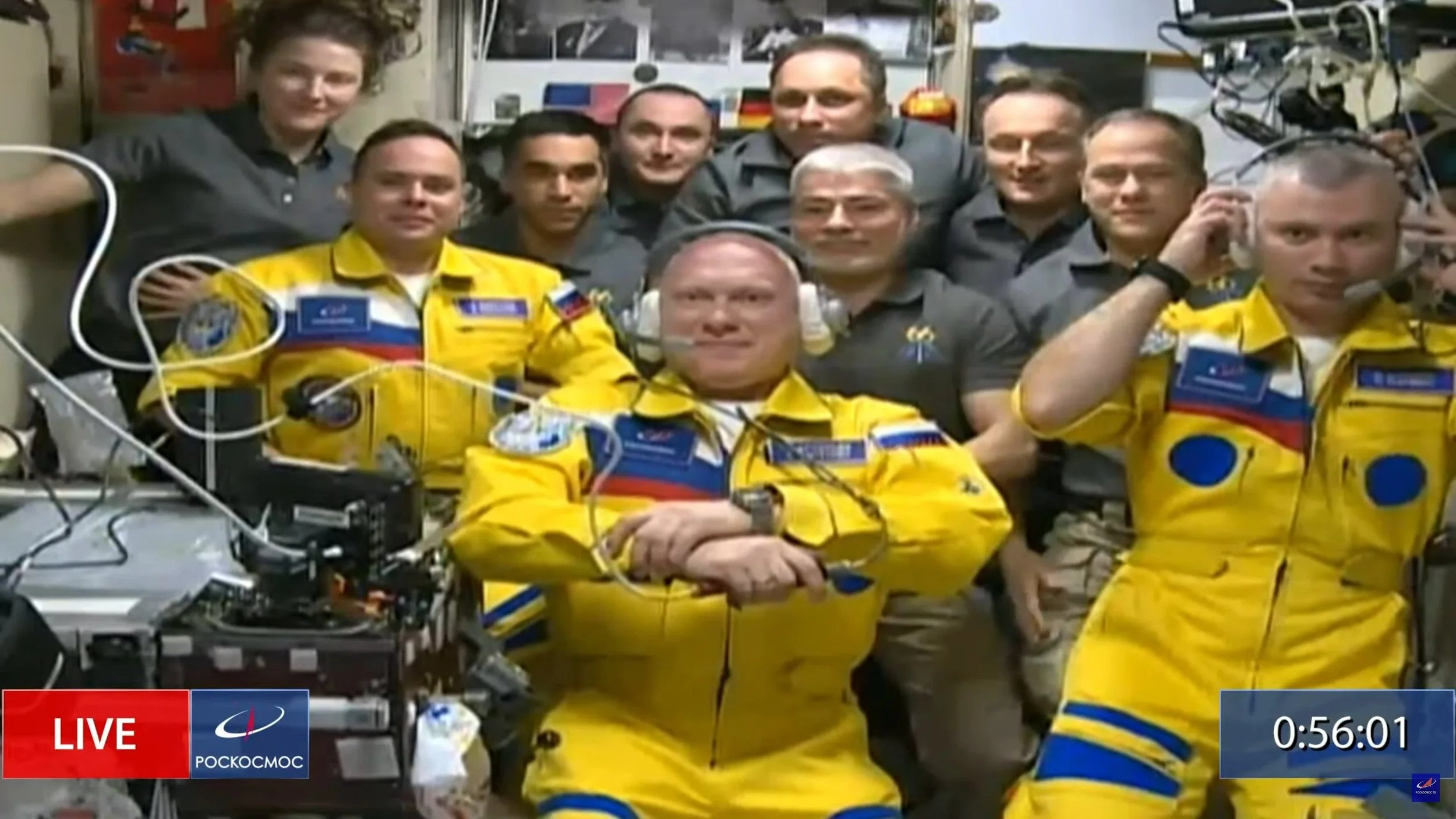 All-Russian Soyuz crew docks with ISS