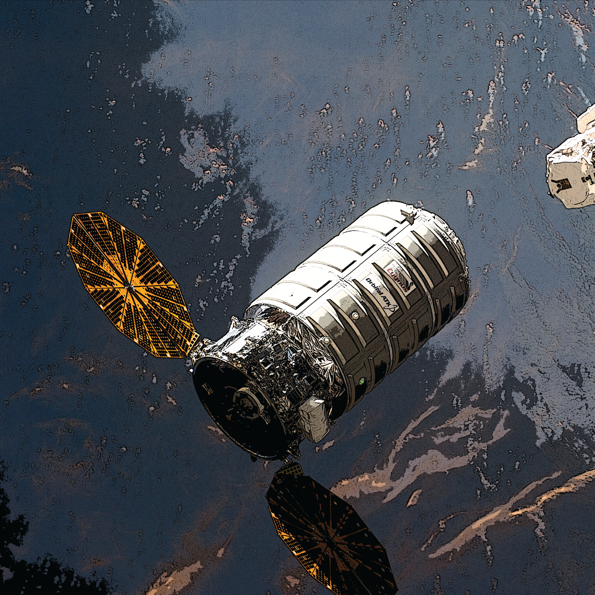 NG-18 Cygnus departure