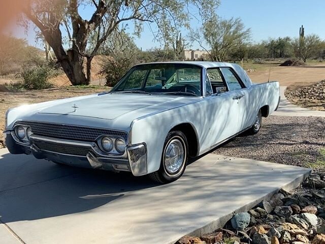 For Sale!! 1961 Lincoln continental. ALL OG! Untouched 73,000 original miles. original California car has been in Arizona since 92. Used to belong to Lucille Ball. Car runs and drives needs sum TLC would be a great restoration or survivor build. Seri