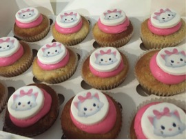 custom buttercream frosting with edible image
