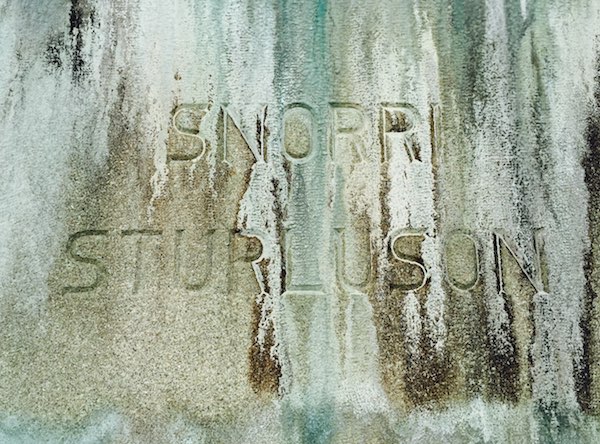 Monument to Snorri Sturluson at his farm in Reykholt (R. Fidler)