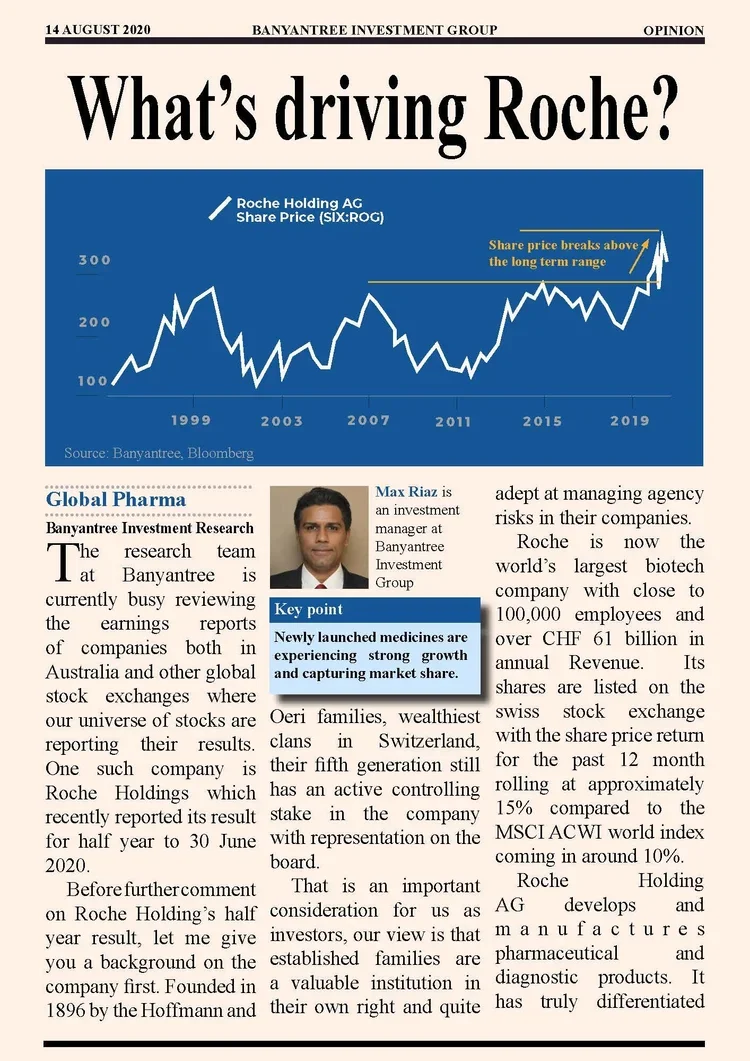 What's driving Roche?