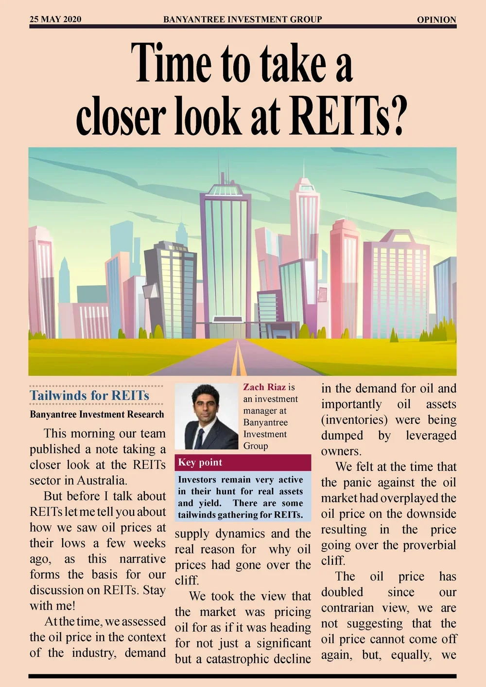 Time to take a closer look at REITs?