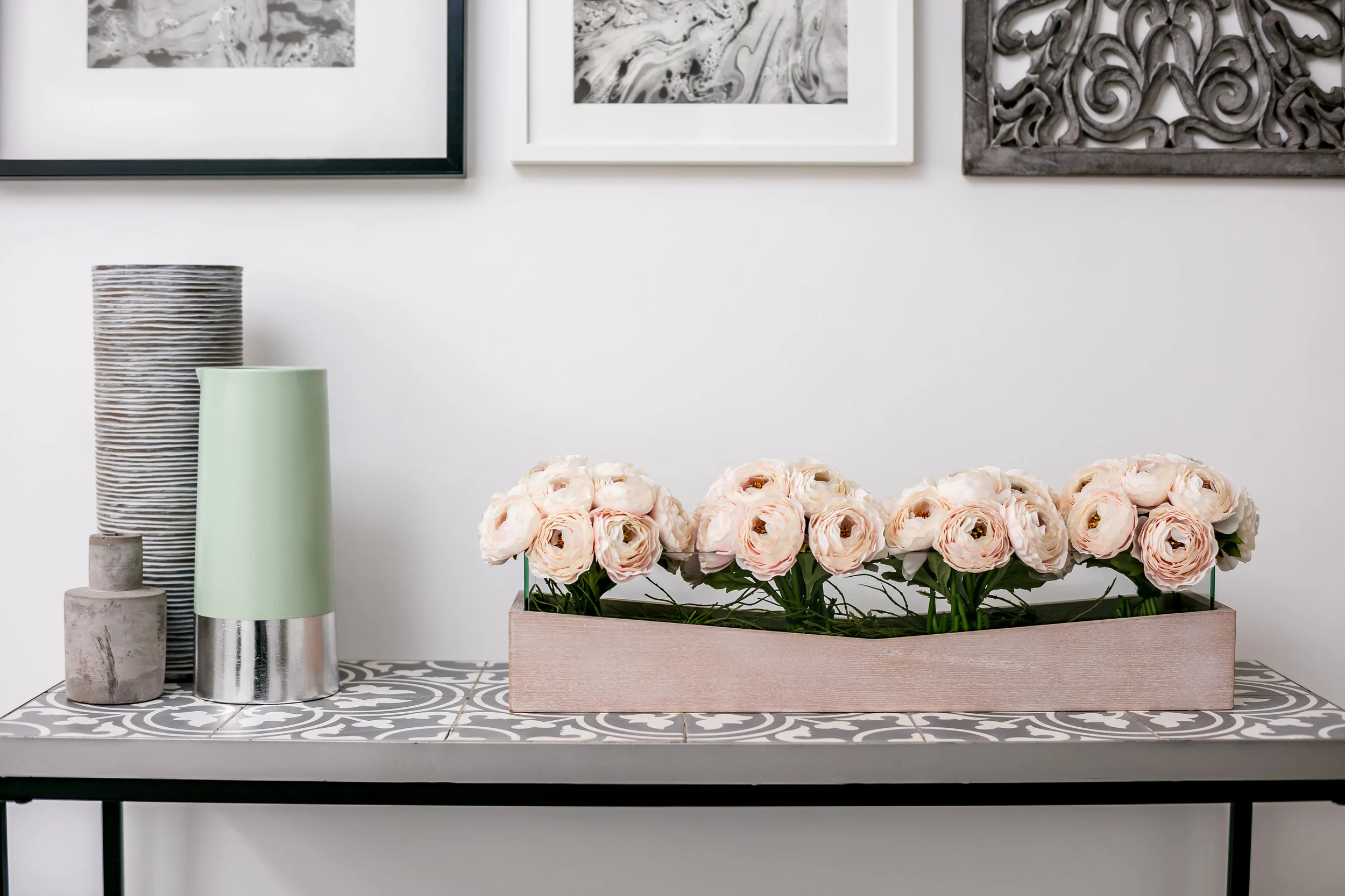 TIP - Investing in flowers fresh or artificial are simple way to life the mood of room.