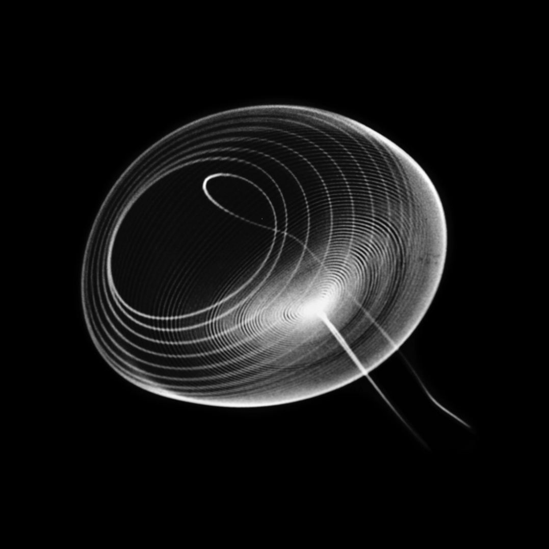 Oscillon 27 by Ben Laposky <br>© Sanford Museum