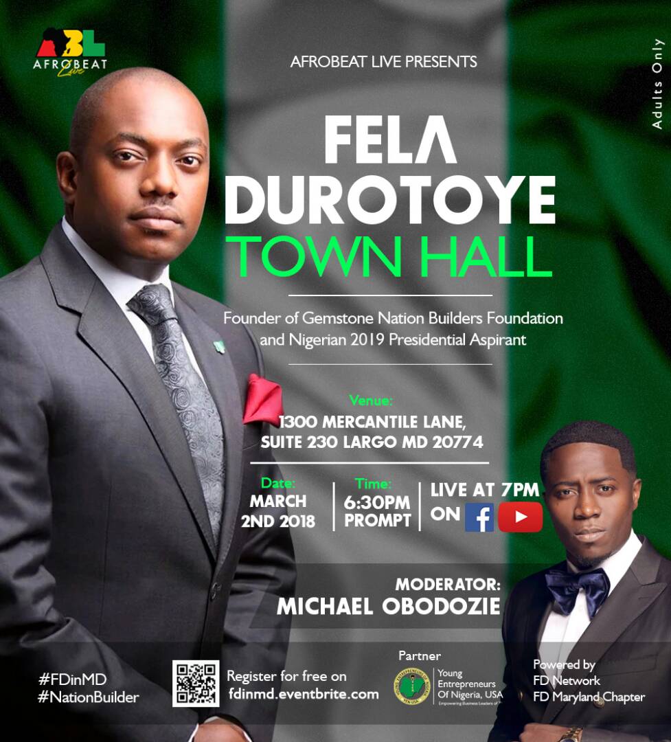 Fela Durotoye Townhall