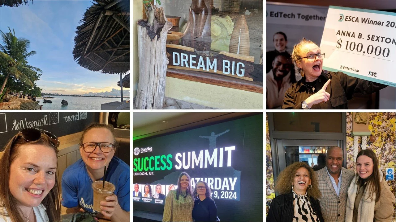Anna B Sexton creative coach travel network marketing Liverpool Bromley Cork New York