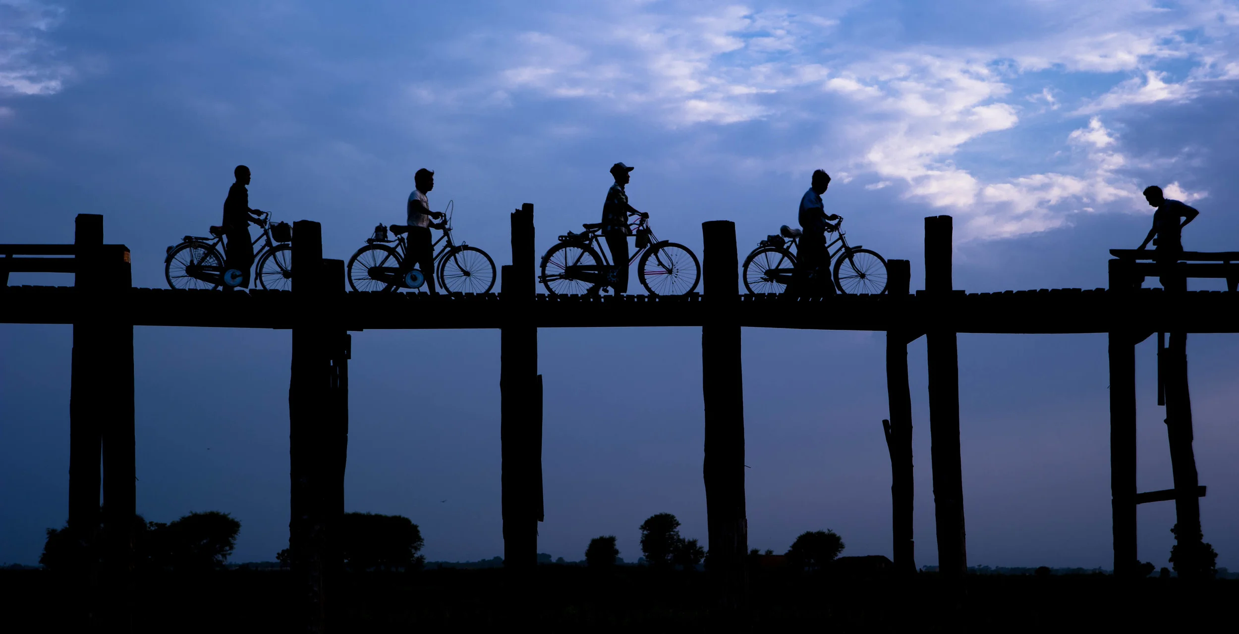 U Bein bridge, Myanmar