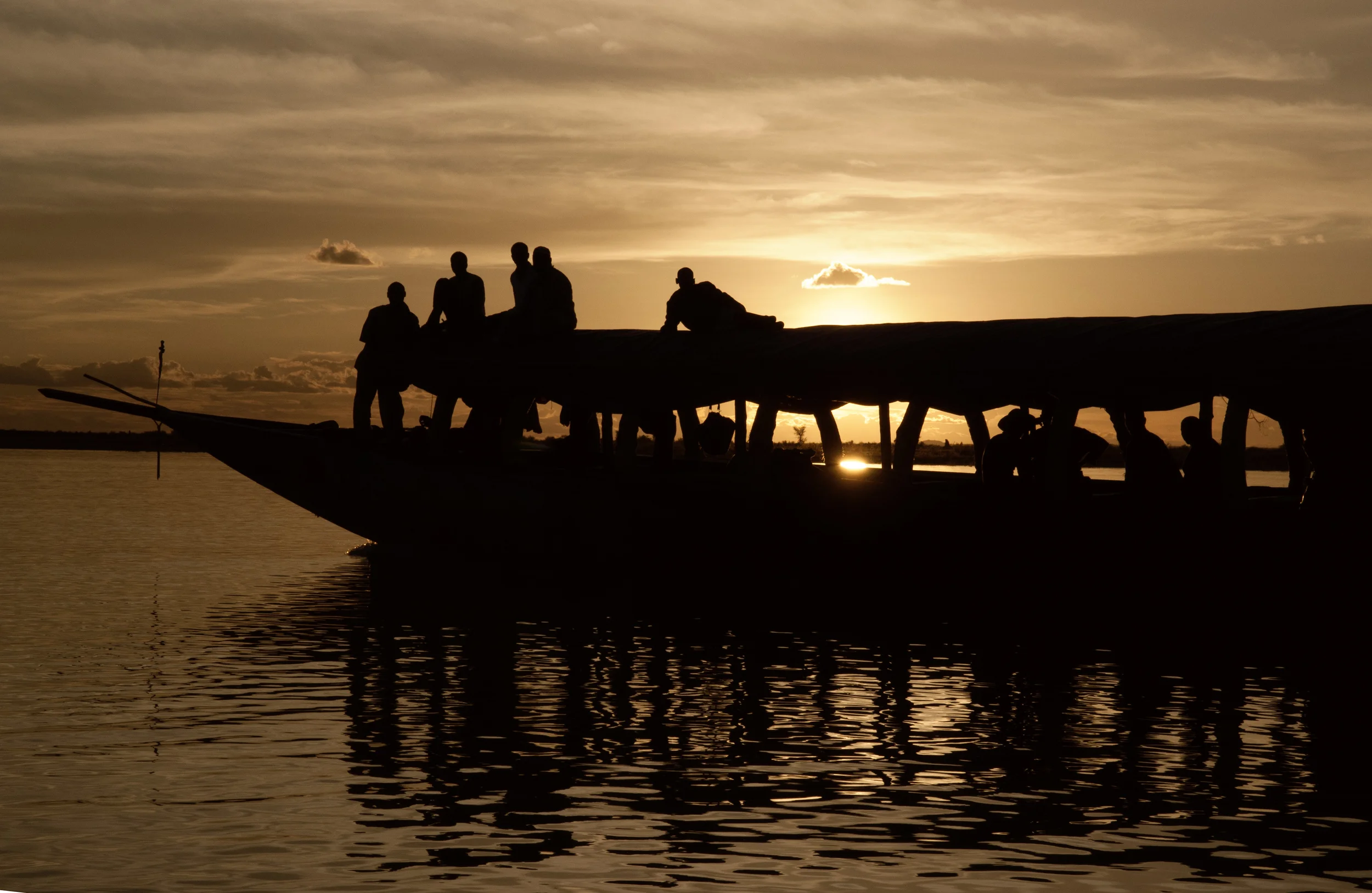 Mopti, Niger river. Mali