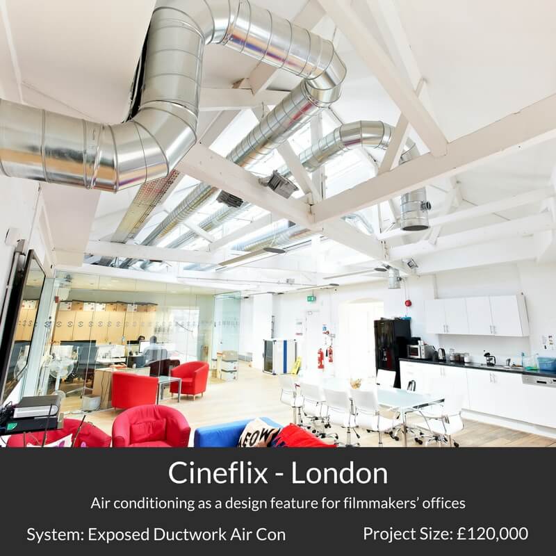 exposed ductwork air conditioning 361 degrees