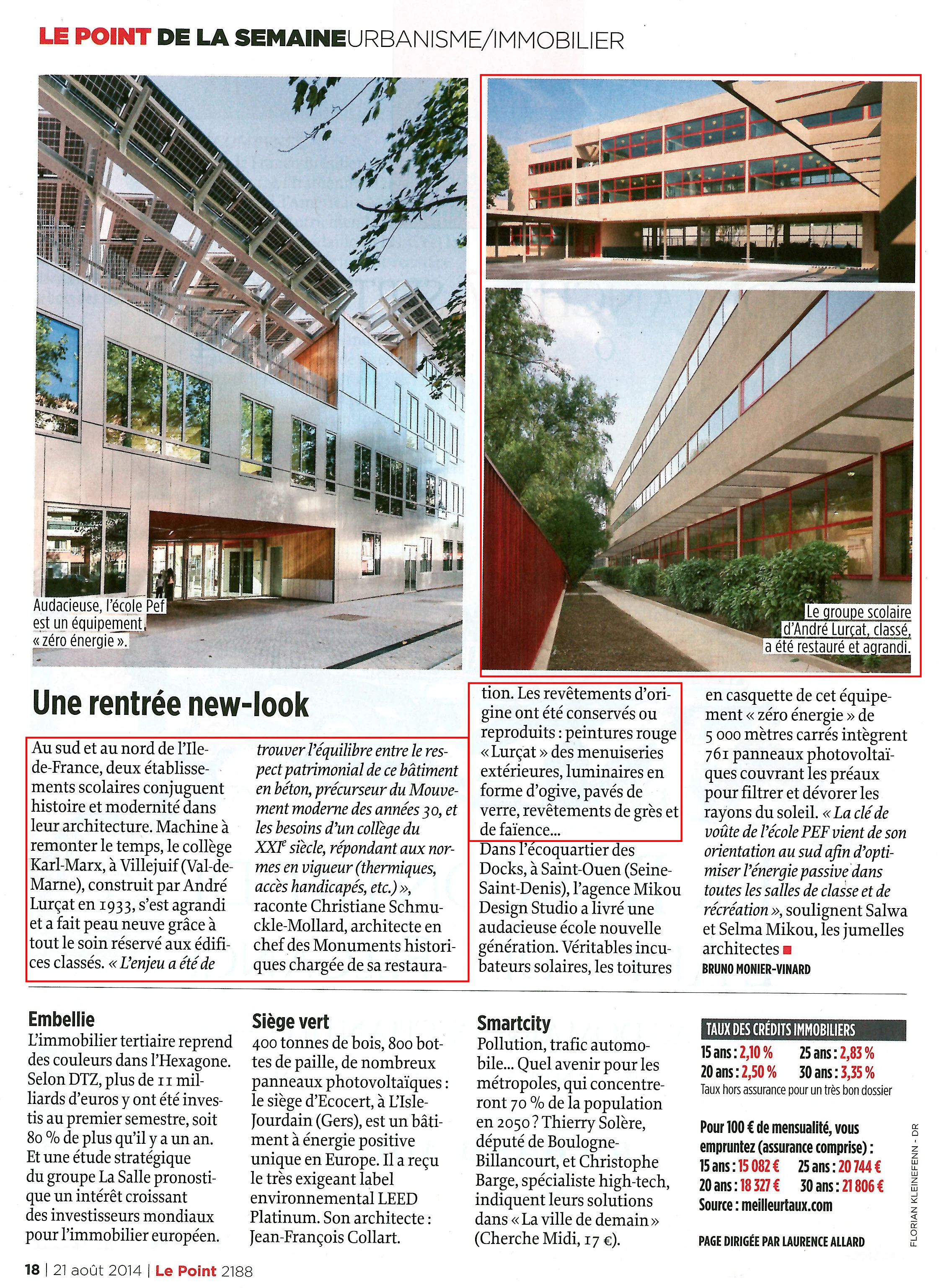 LE POINT 21 AOUT 2014