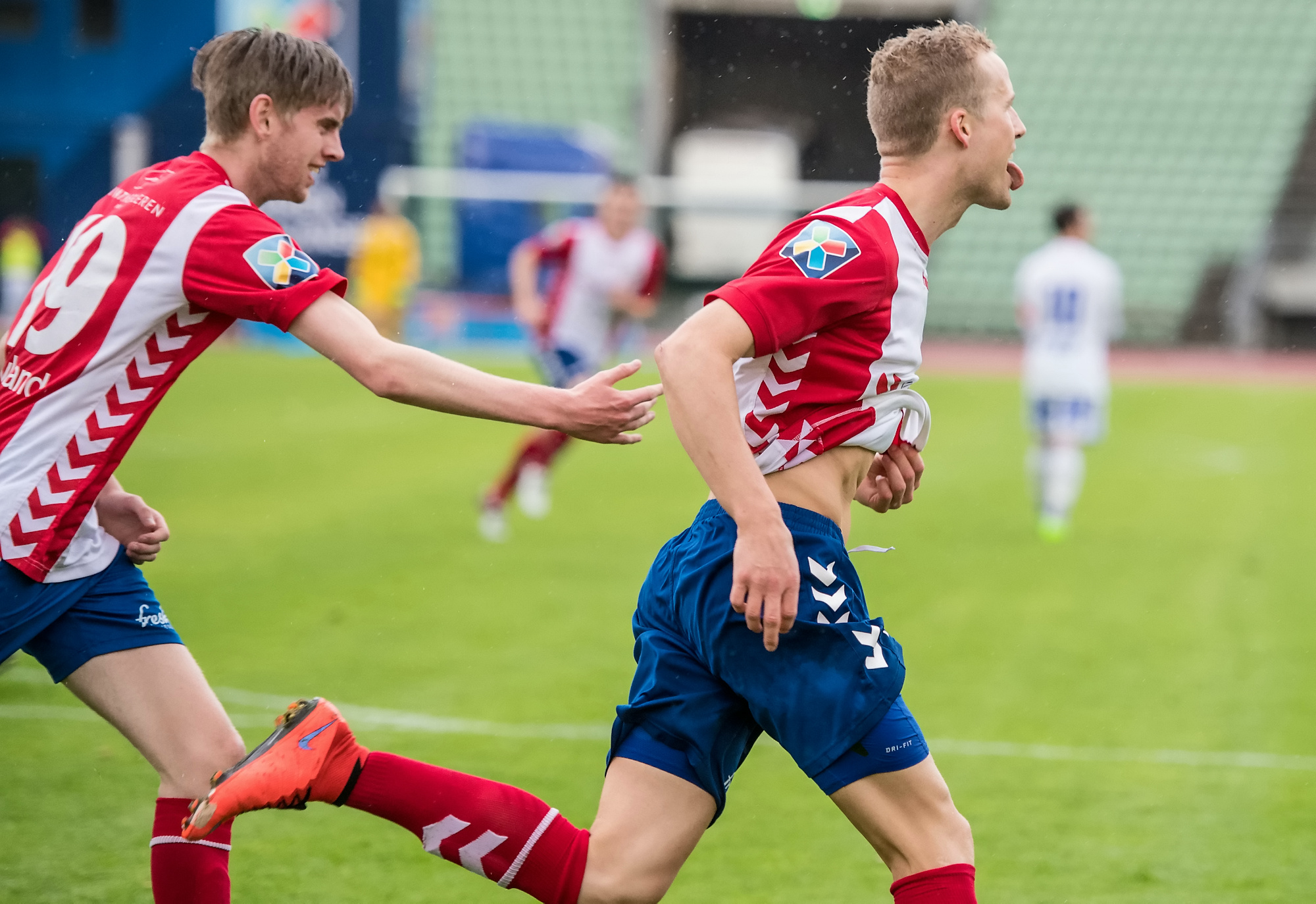 Bjarte Hovland og Rune Isaksen scoret to mål hver (foto: Lars Opstad)