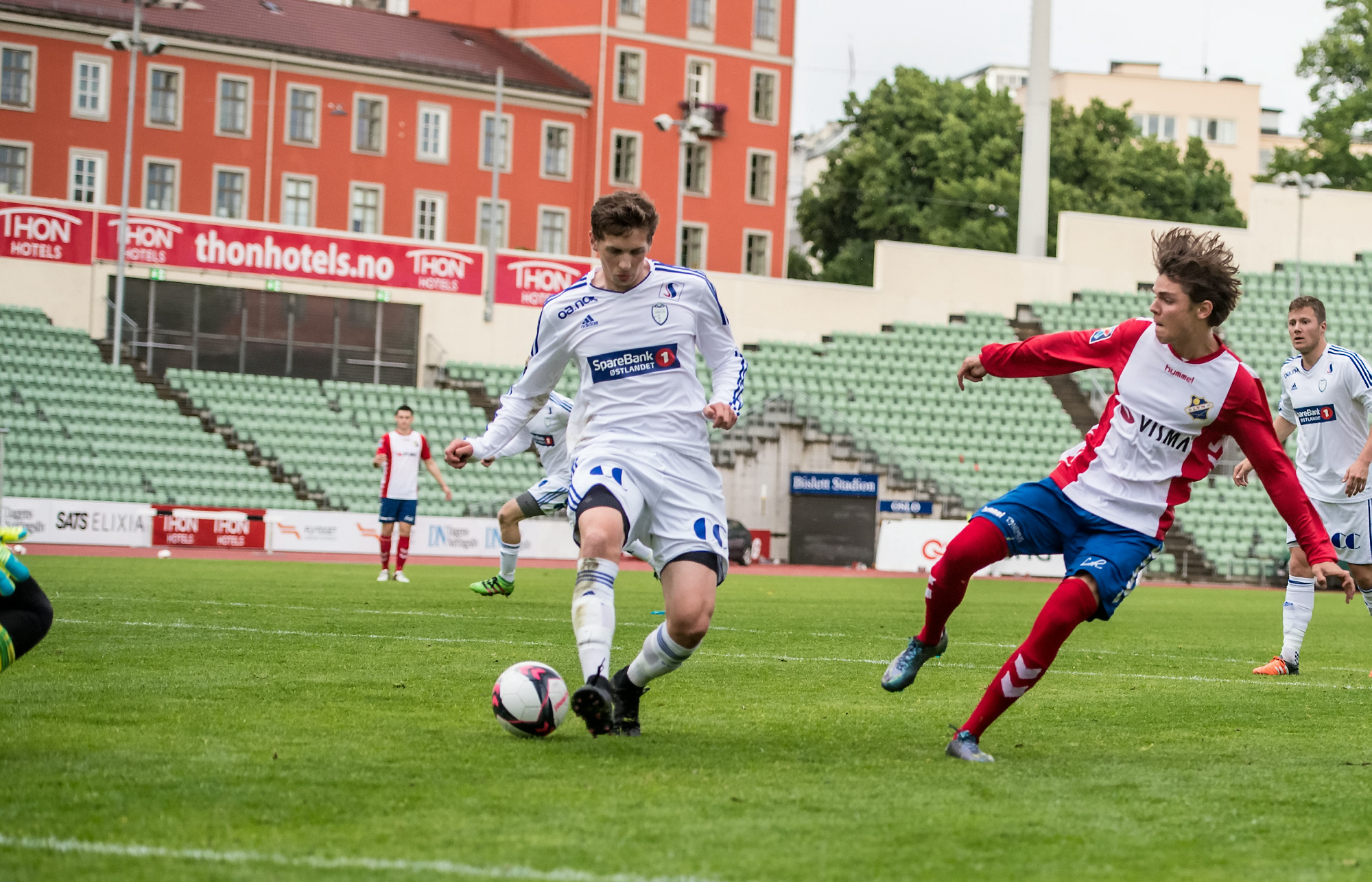 Kasper Rath Kaaber ble én av to debutanter for Lyn (foto: Lars Opstad)