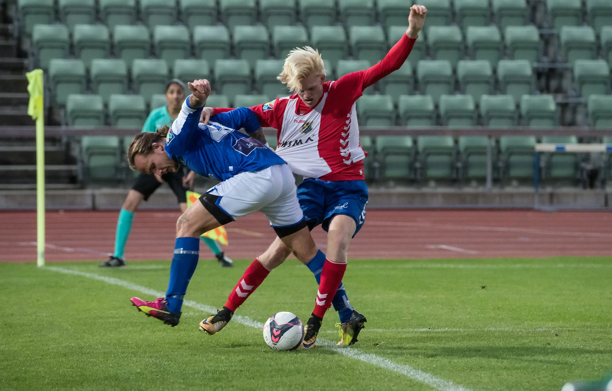 Felix Boe-Tangen kriget både offensivt og defensivt (foto: Lars Opstad)